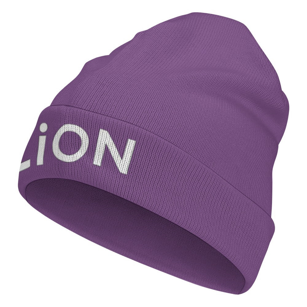 Full printed knitted hat