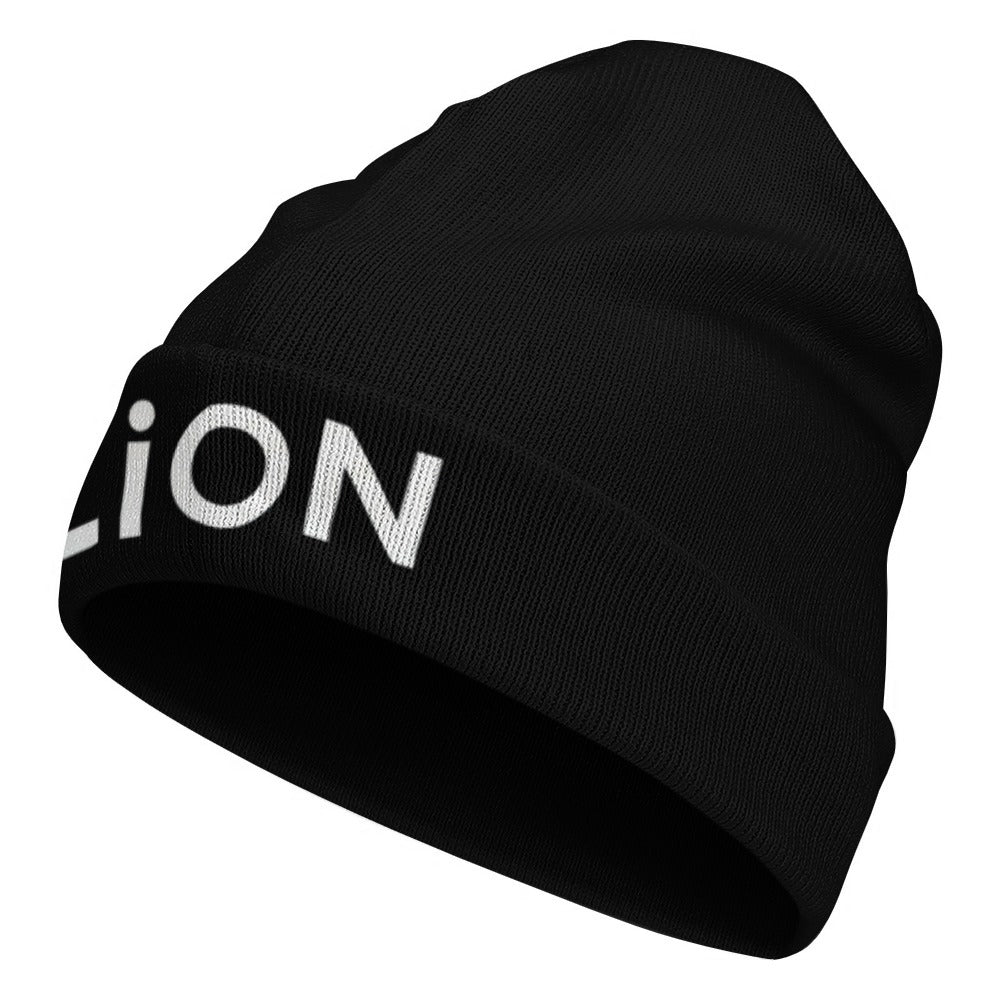 Full printed knitted hat