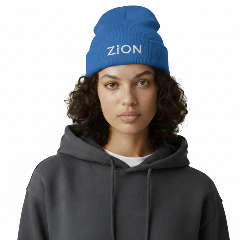 Full printed knitted hat