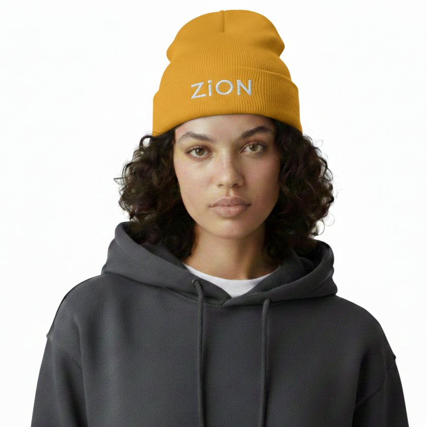 Full printed knitted hat