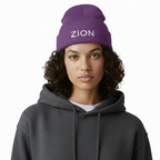 Full printed knitted hat