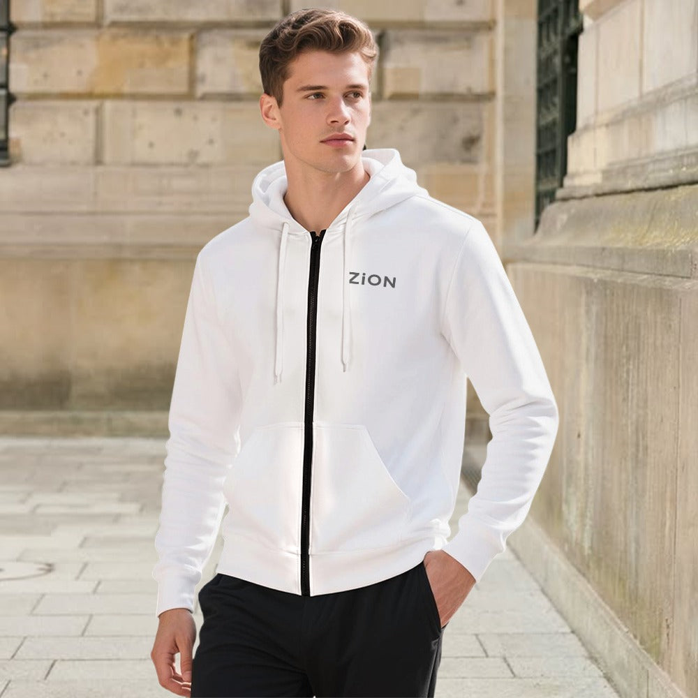 Men's Fashion Youth Jacket Hoodies with Zipper and Pockets