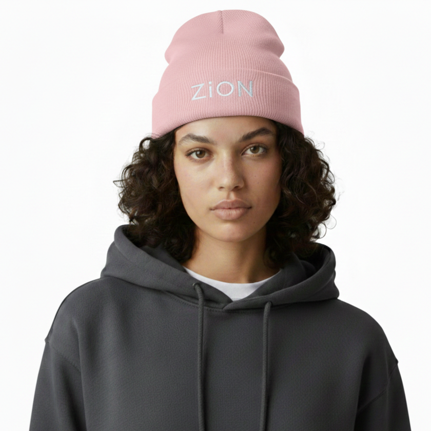 Full printed knitted hat